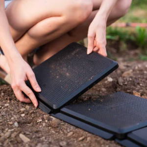 Dalles de sol clipsables Noir – Pack 8pcs 0,5m2