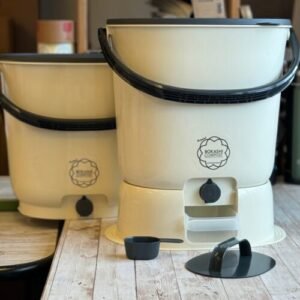 StarterKit Bokashi Essential Cream: 2 buckets + 2kg bran