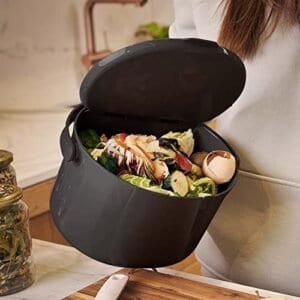 Daily Black kitchen compost bucket (3L)